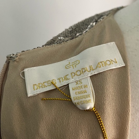 Dress The Population Sequins Dress Size XS - Picture 6 of 7